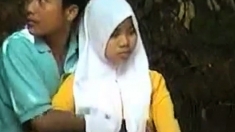 Malay-skodeng Awek Tudung Hijab Putih Romen